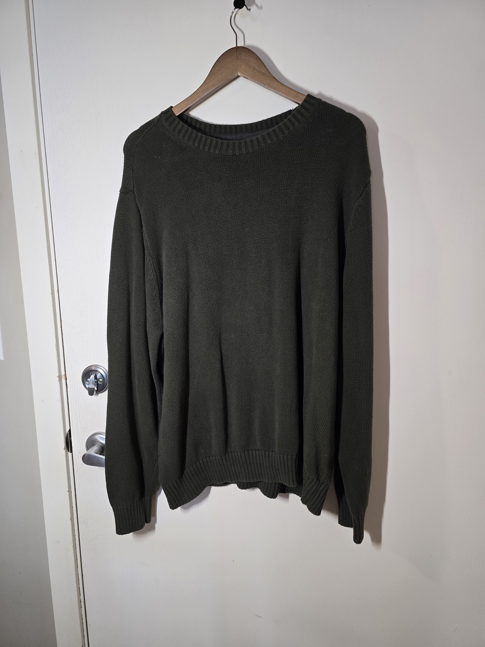 St. John's Bay Men's Crewneck Sweater - Olive
